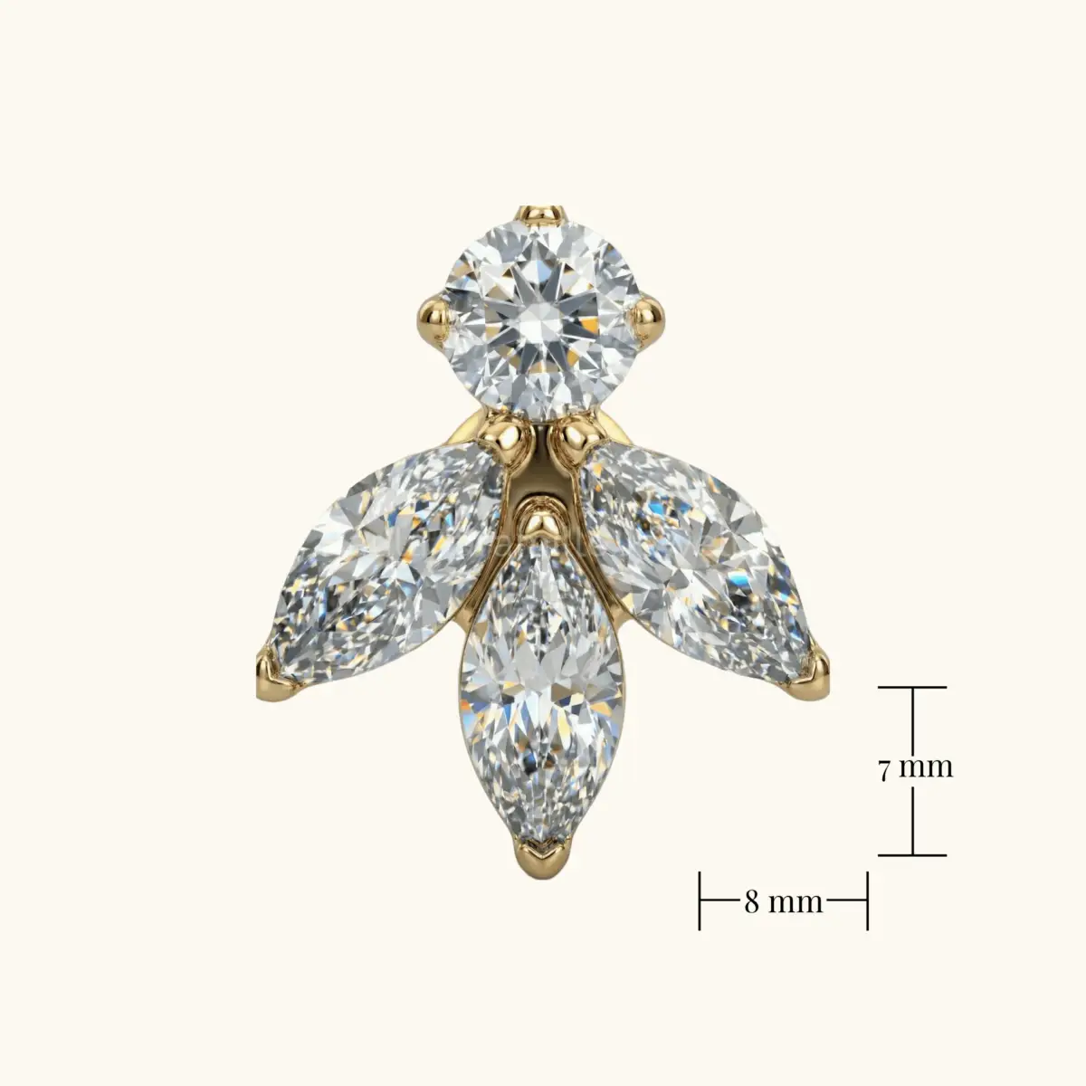 PIERCING AURA BLANCO