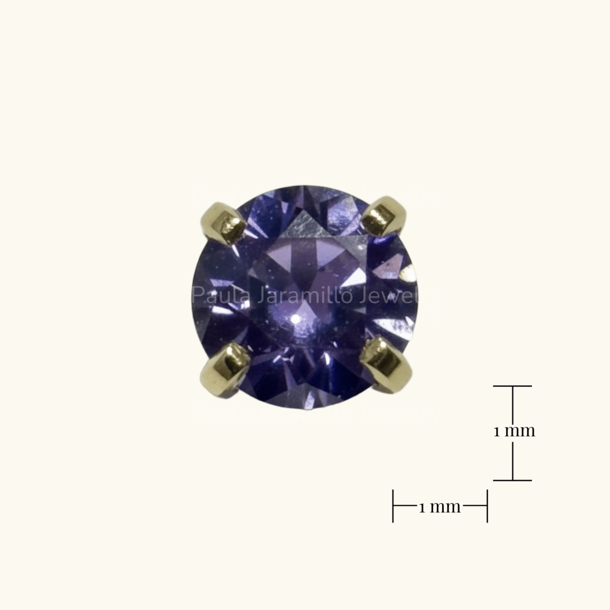 PIERCING ELA LILA 1MM