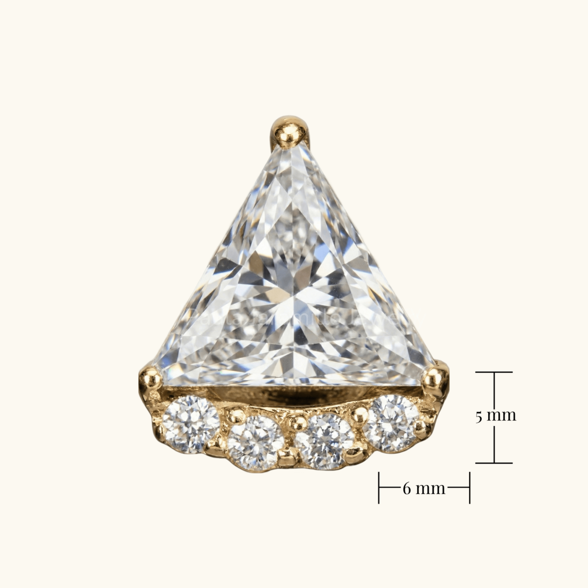 PIERCING LIRA BLANCO