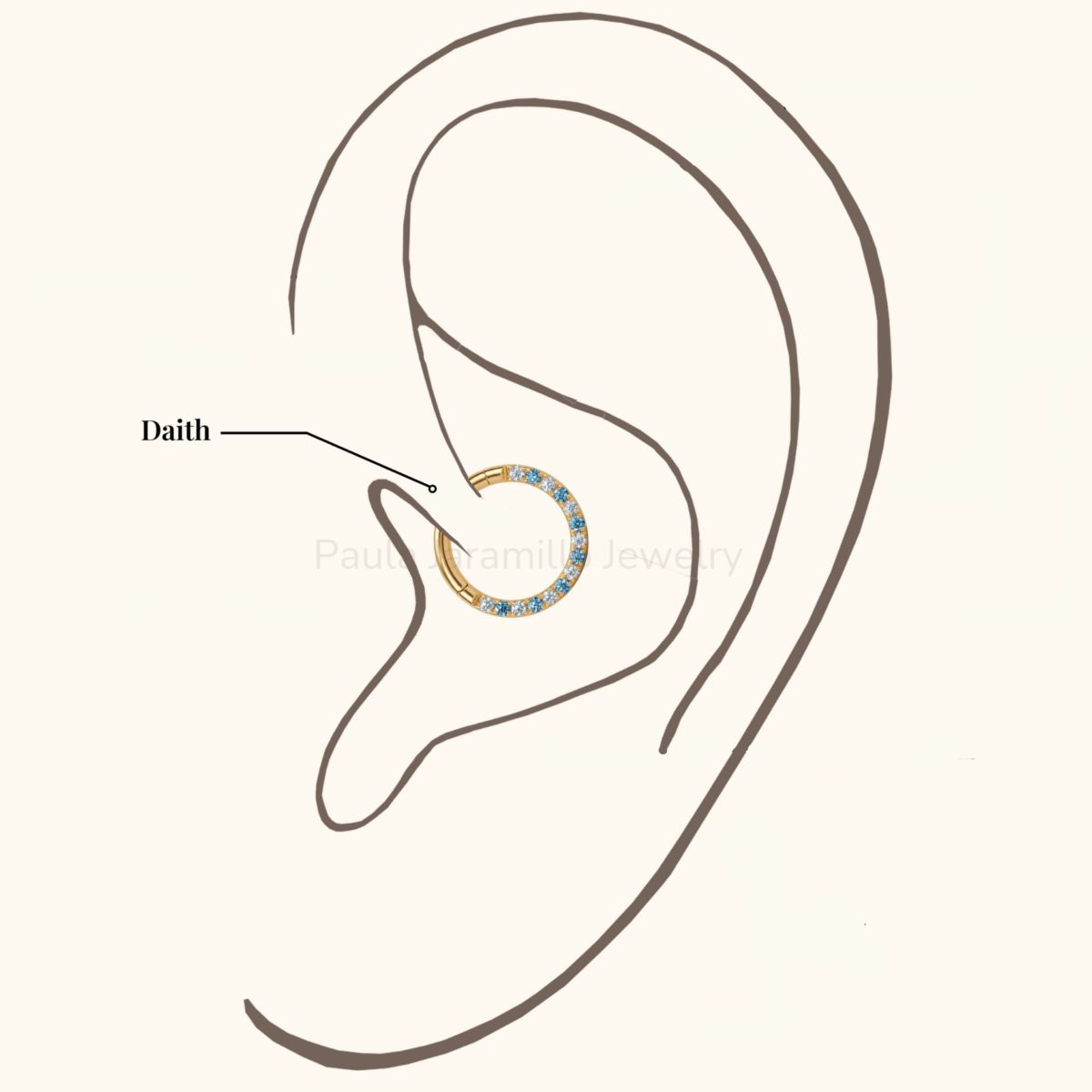 PIERCING GALA CELESTE