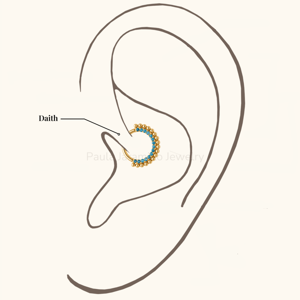 PIERCING OCASO CELESTE