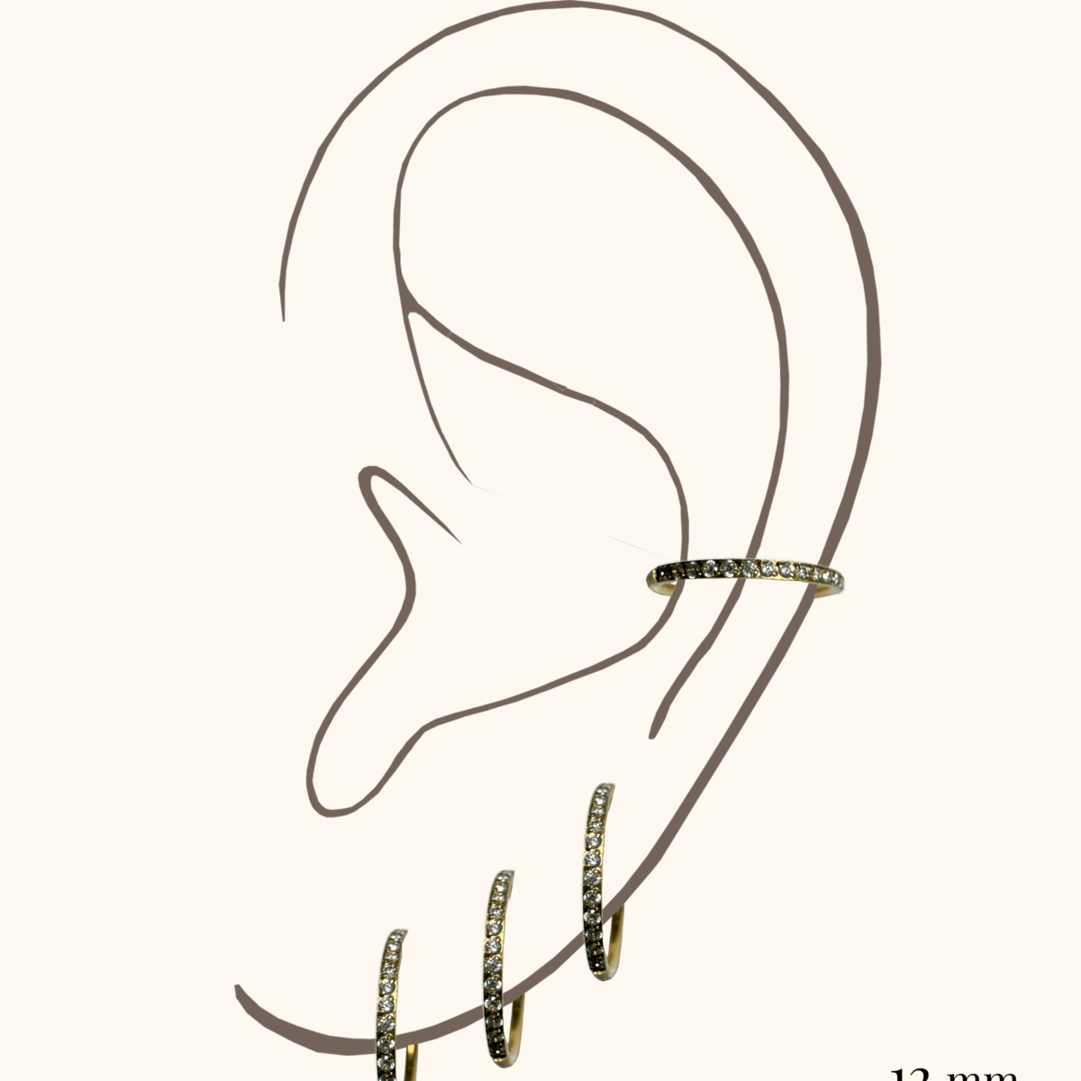 PIERCING AURORA 12 MM