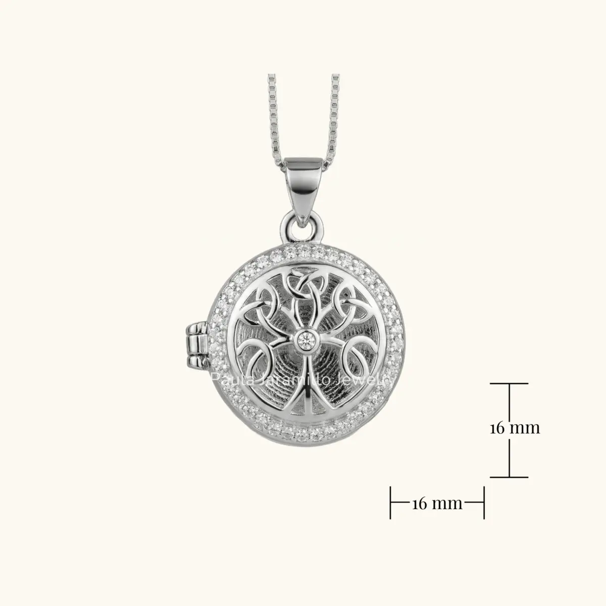 RELICARIO ALBA EN PLATA