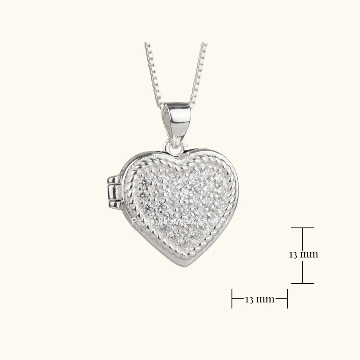 RELICARIO ETERNO EN PLATA