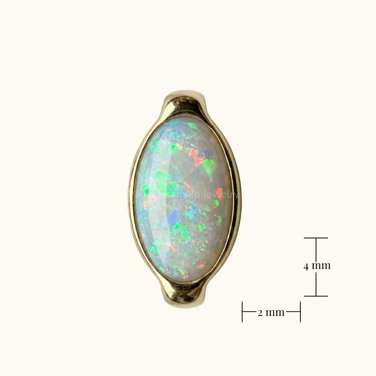 PIERCING VERA OPALO BLANCO