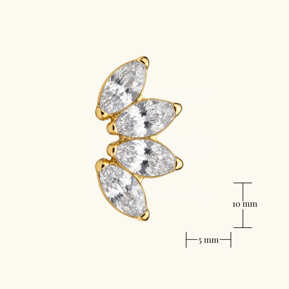 PIERCING IRIS BLANCO