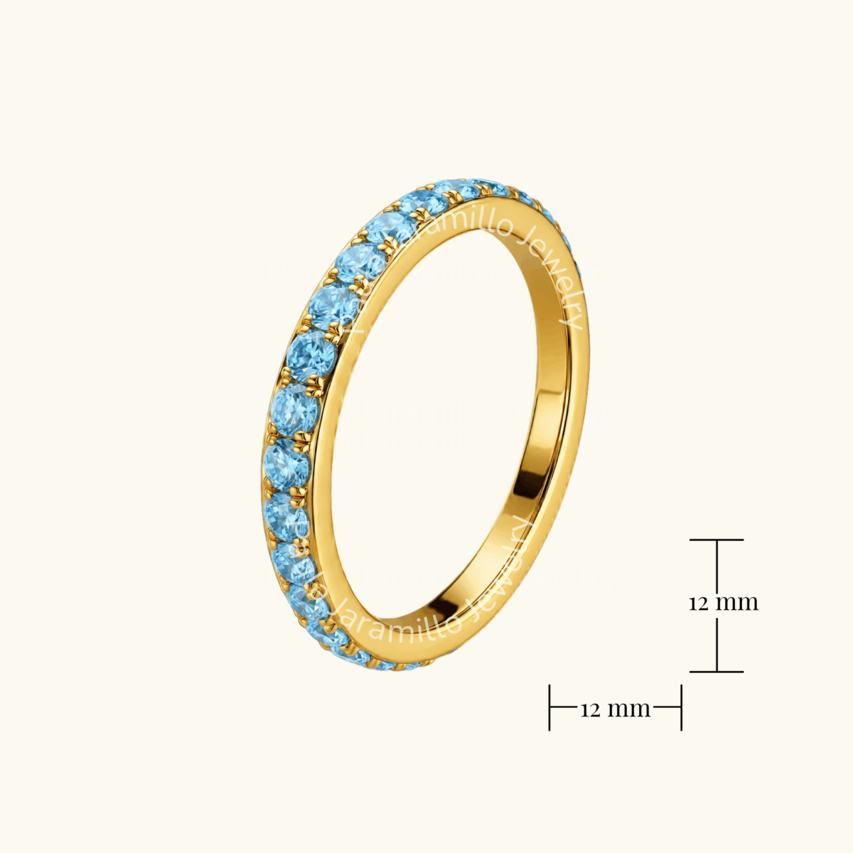 PIERCING AGATA CELESTE 12 MM