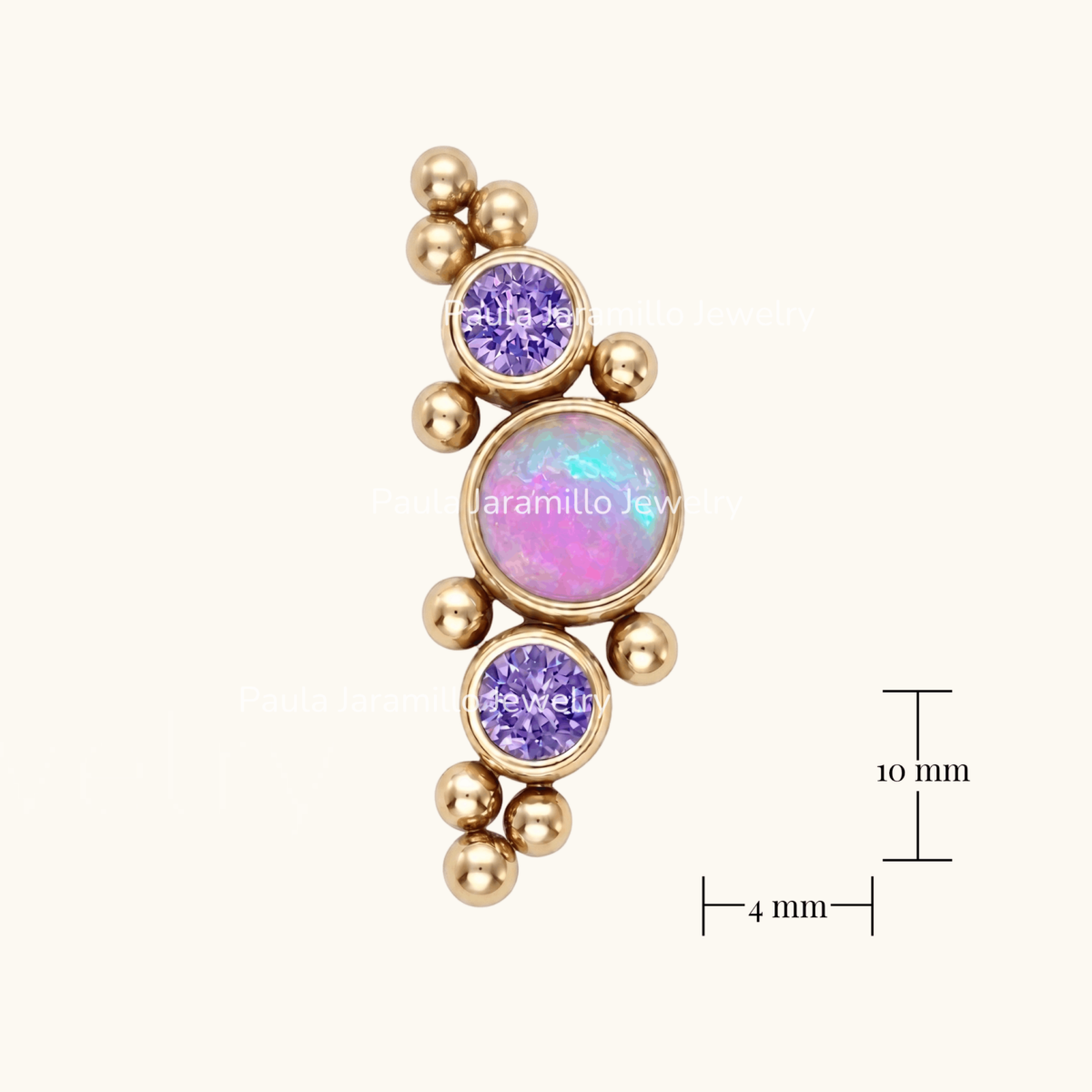 PIERCING ANDROMEDA OPALO LILA