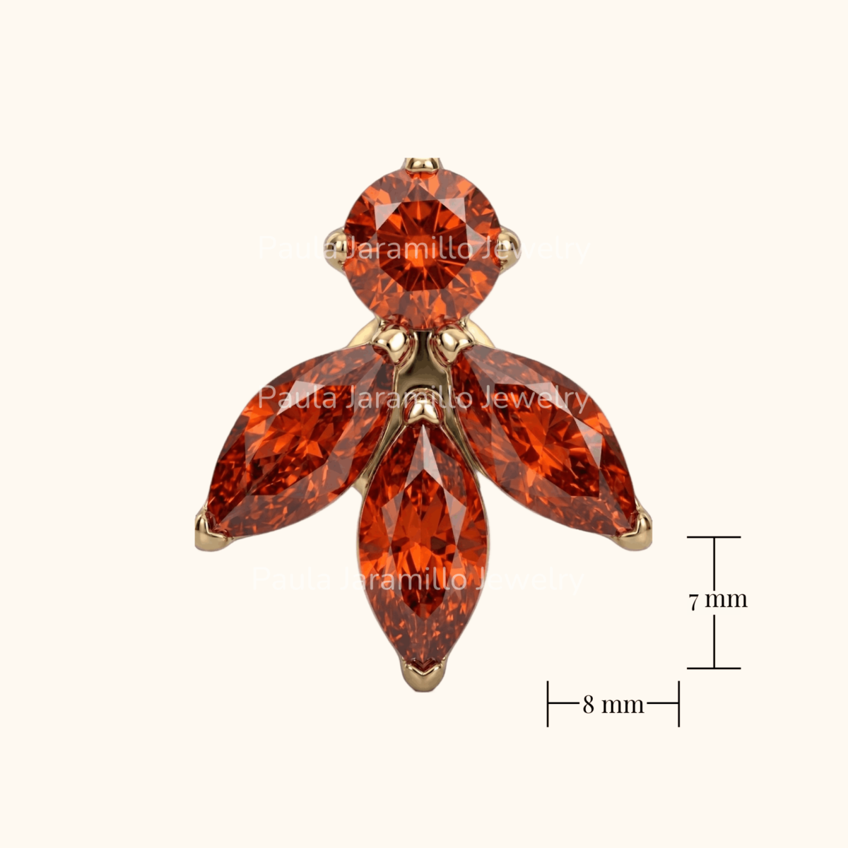 PIERCING AURA ROJO