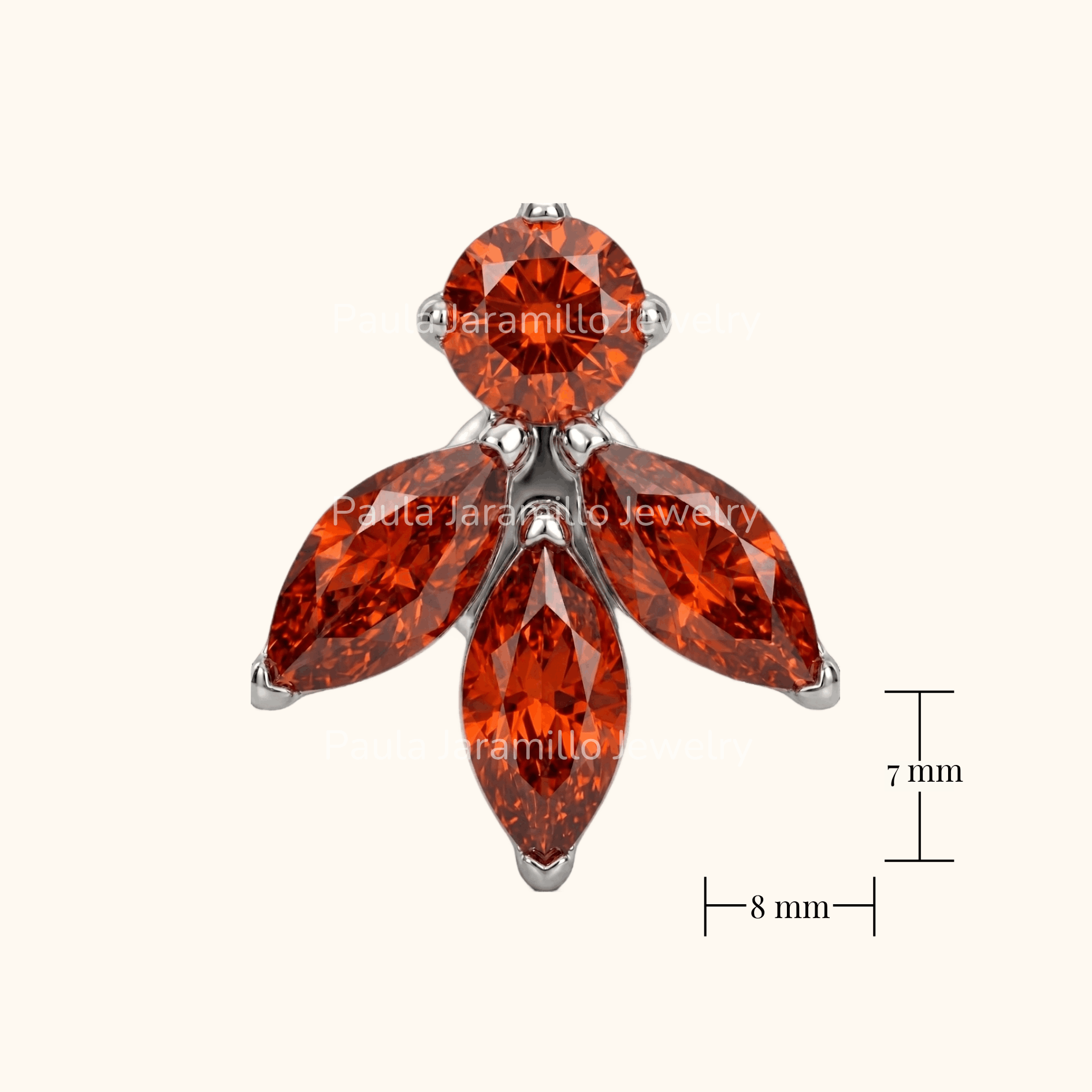 PIERCING AURA ROJO - Imagen 3