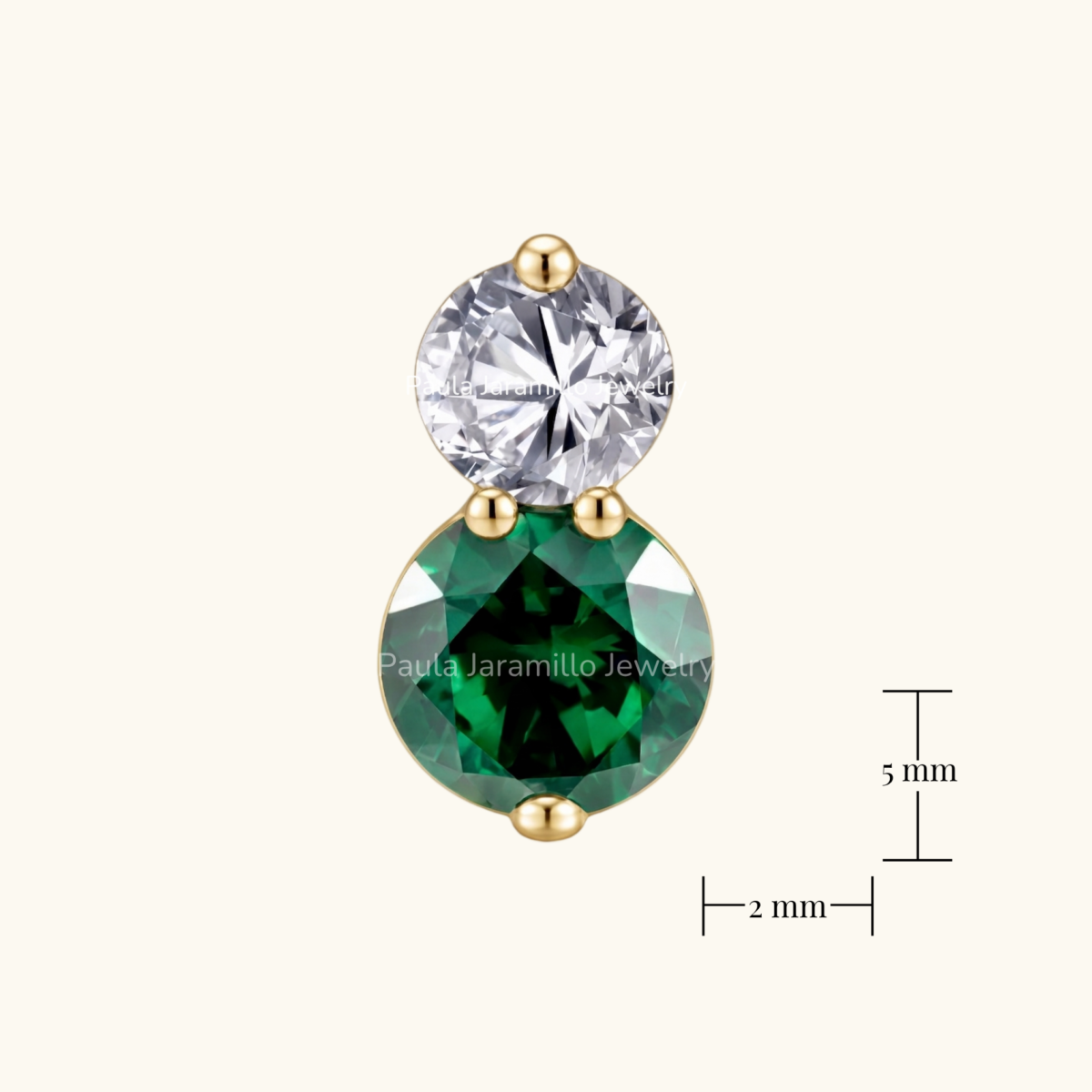 PIERCING AUREA VERDE