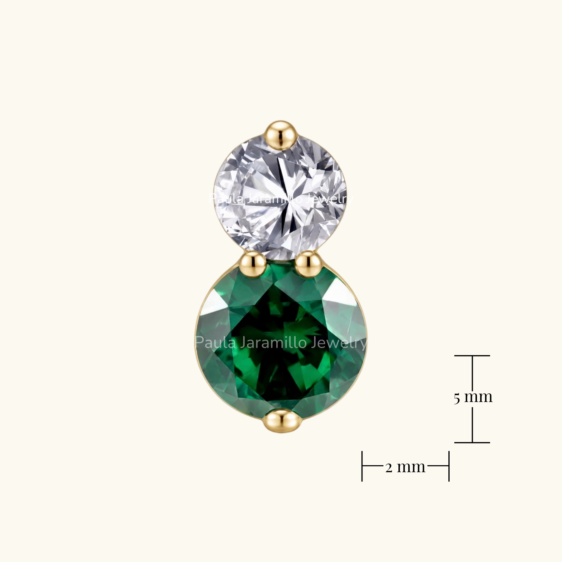 PIERCING AUREA VERDE