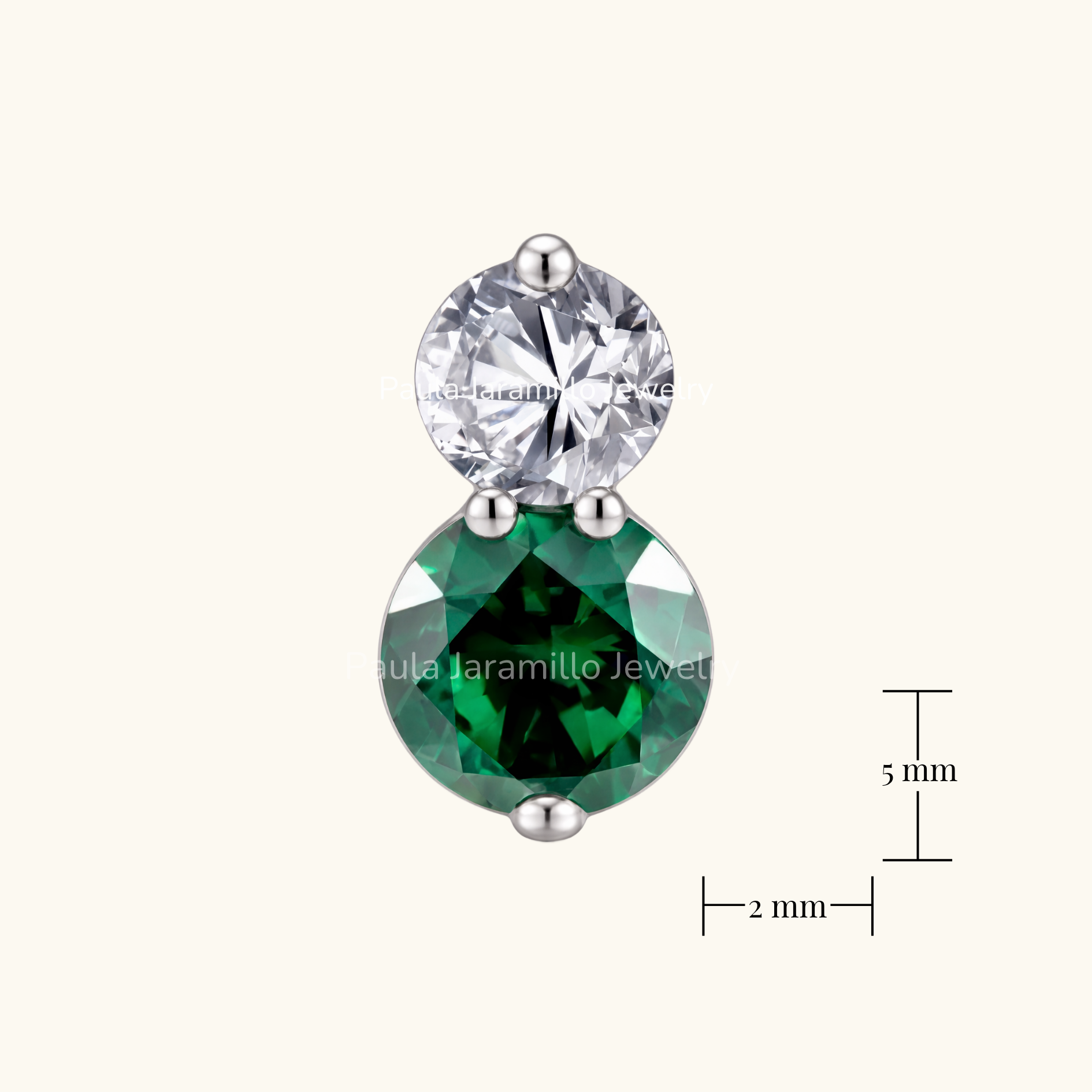 PIERCING AUREA VERDE - Imagen 3