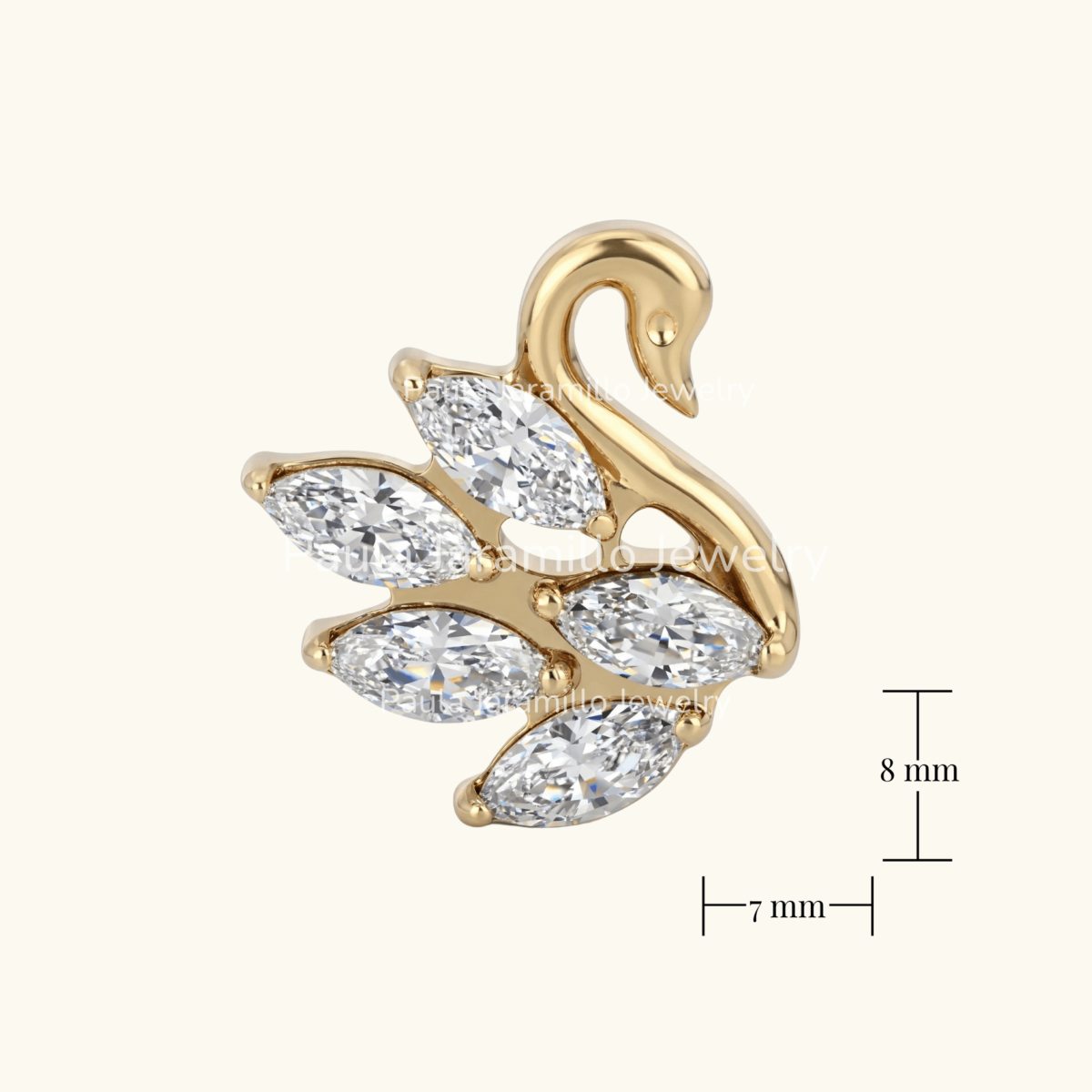 PIERCING CISNE BLANCO