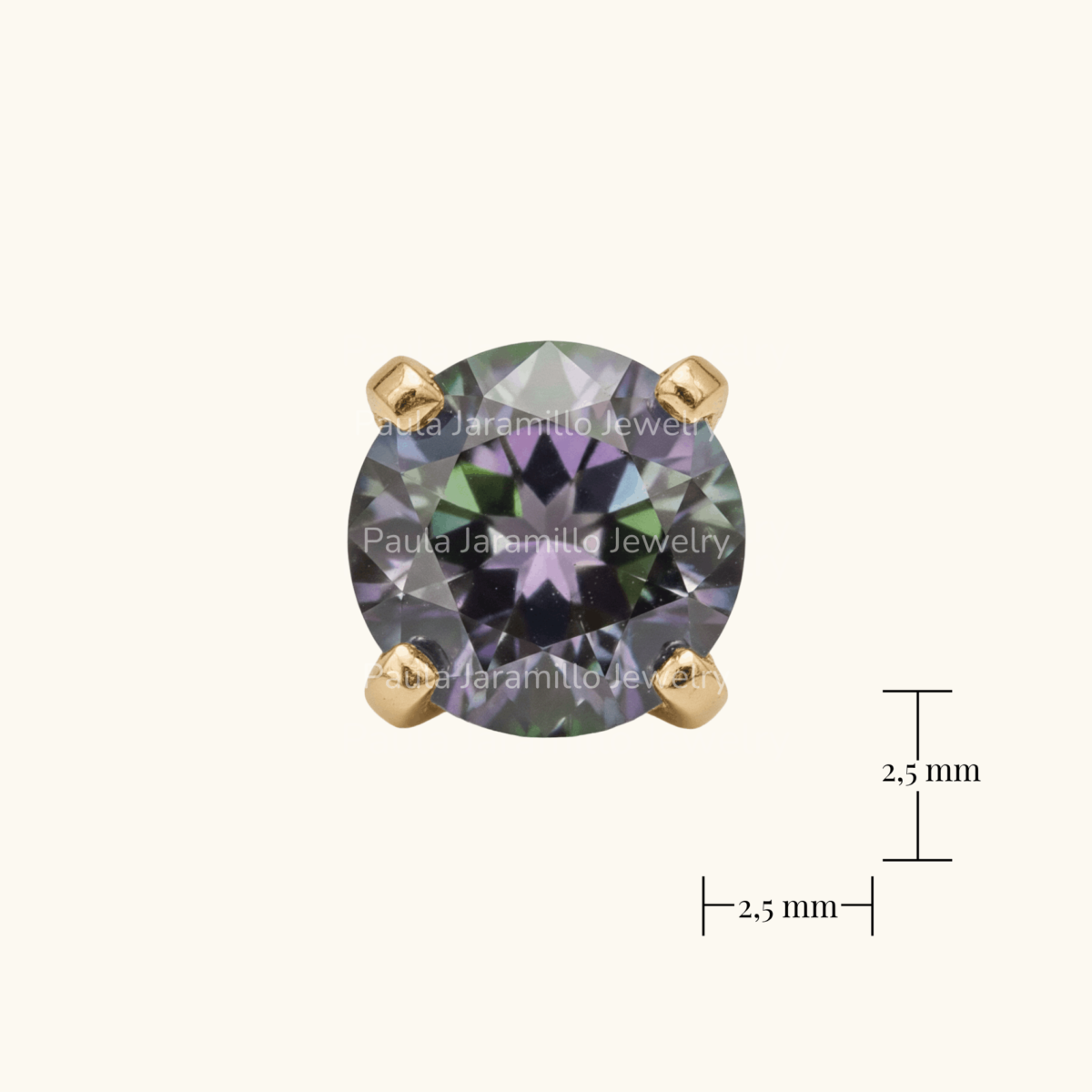 PIERCING ELA MULTICOLOR 2.5MM