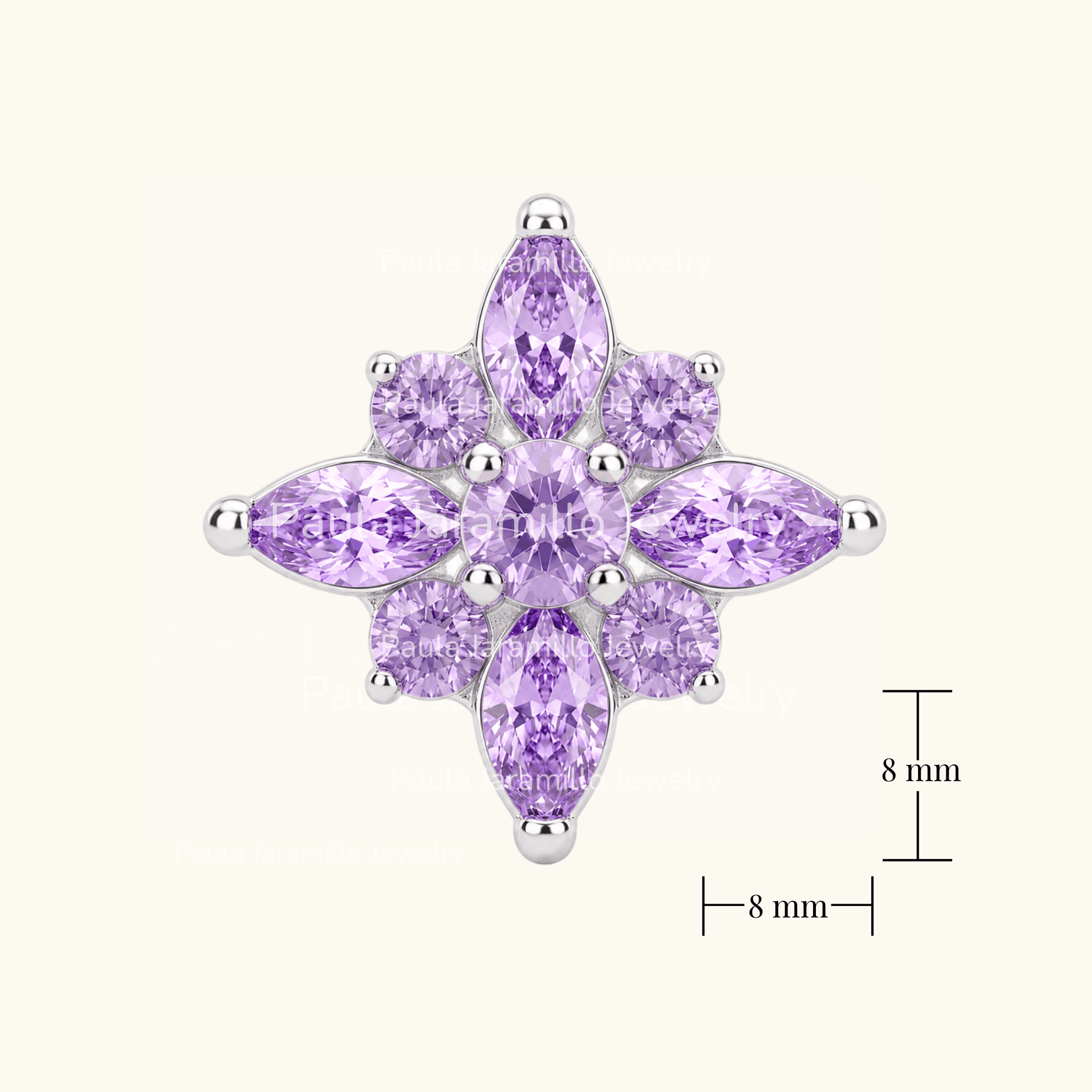 PIERCING GAIA LILA - Imagen 3