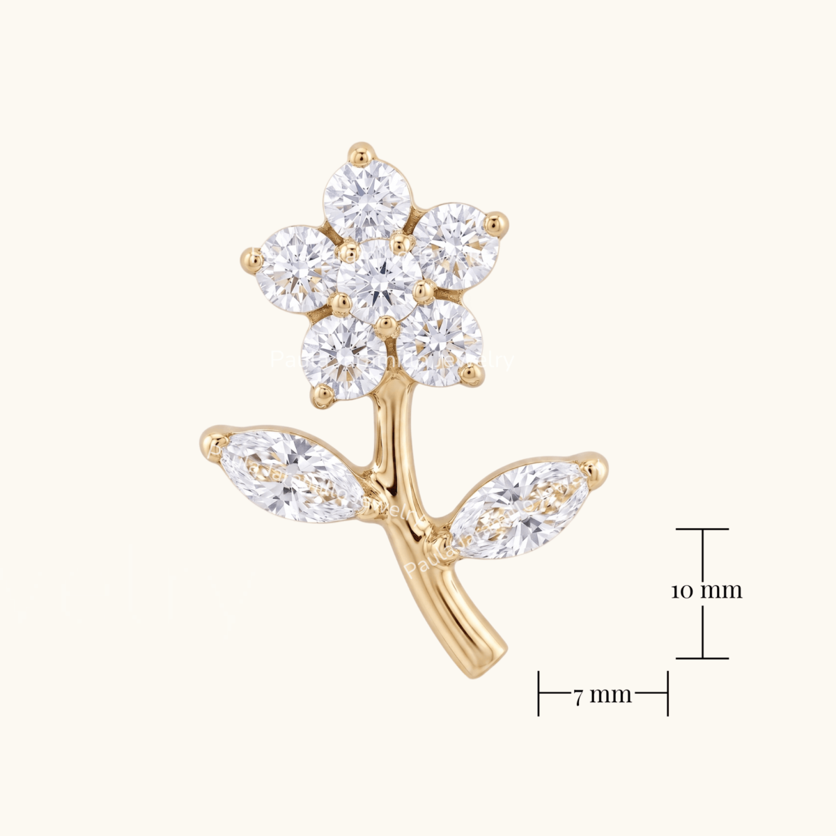 PIERCING GARDENIA BLANCO