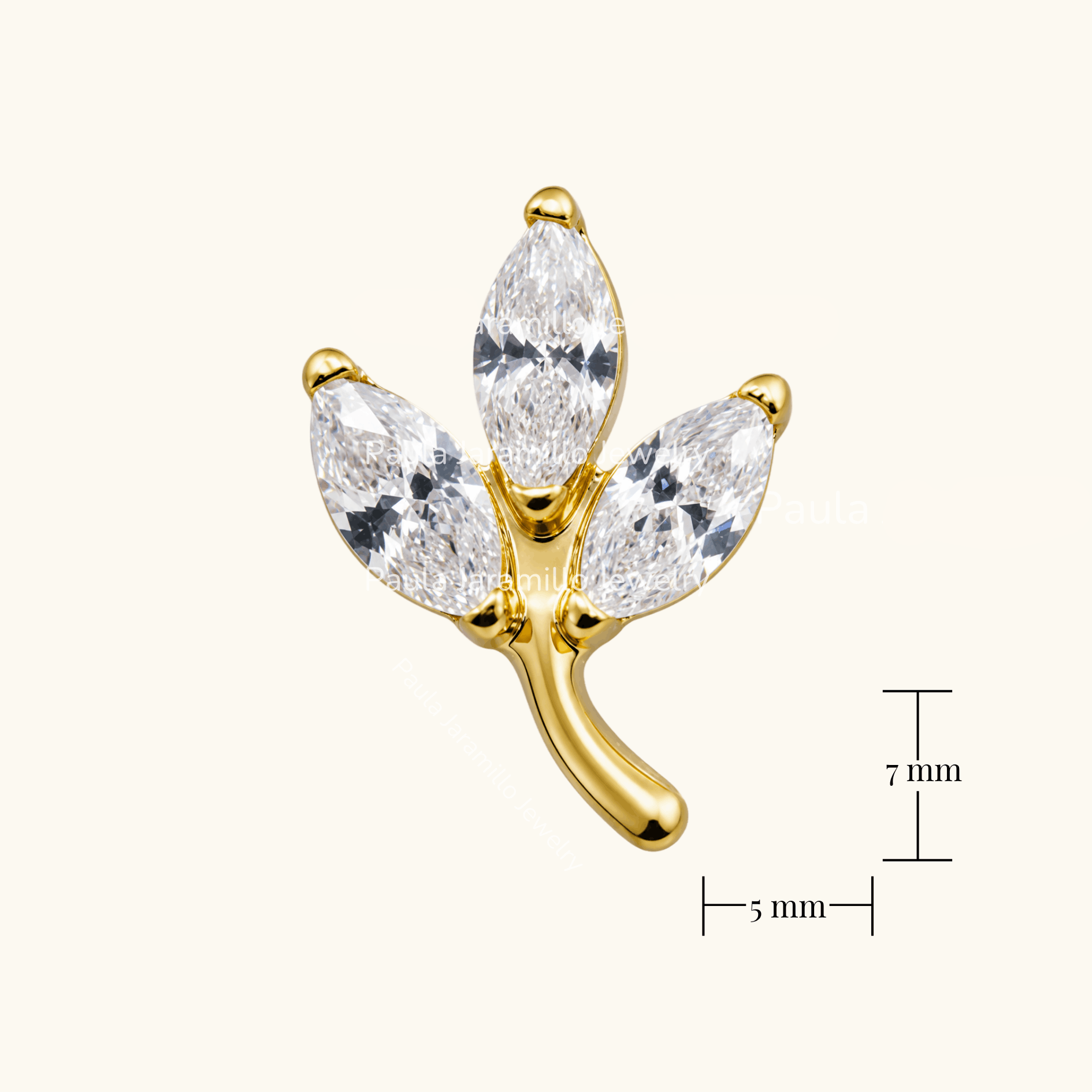 PIERCING HIEDRA BLANCO