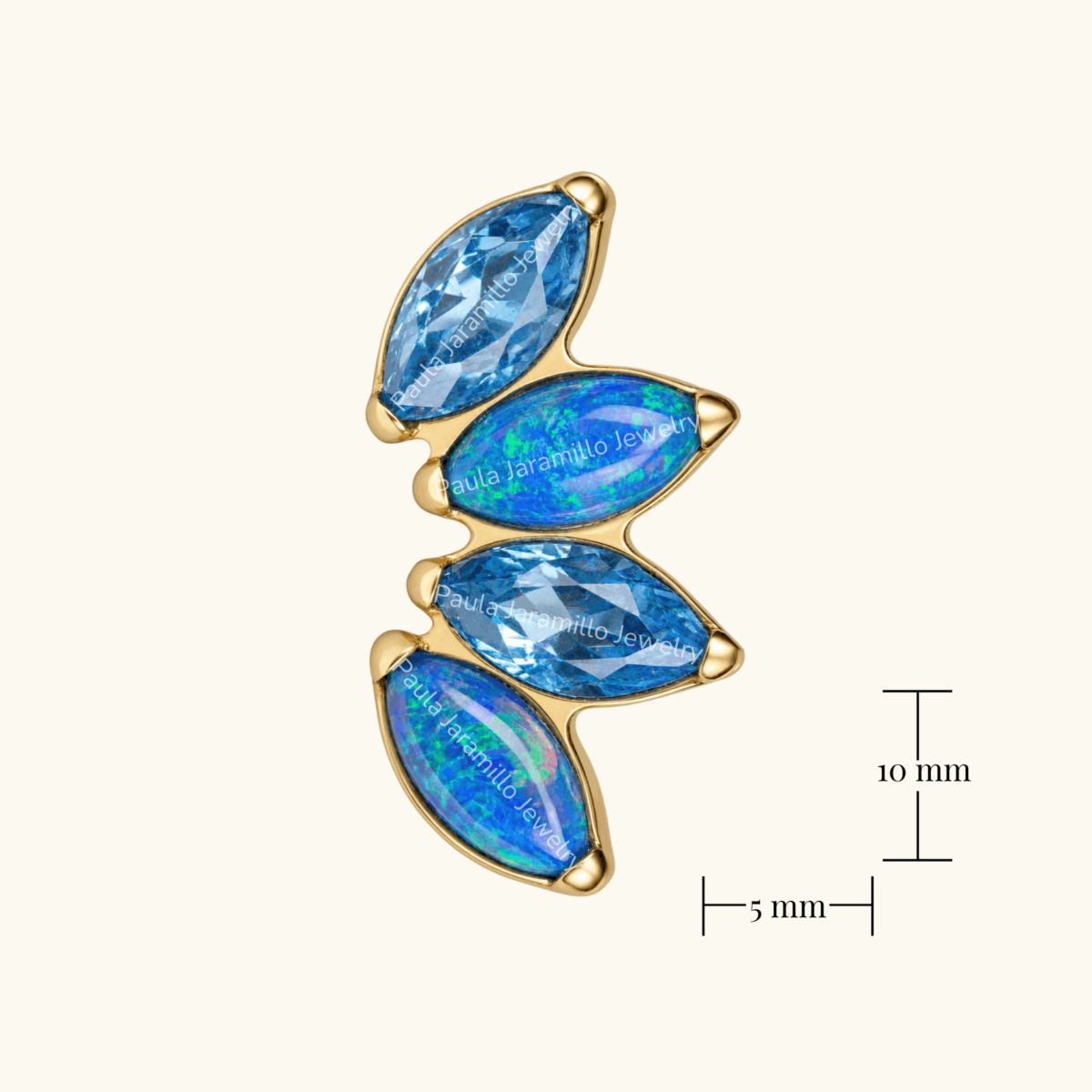 PIERCING IRIS OPALO CELESTE
