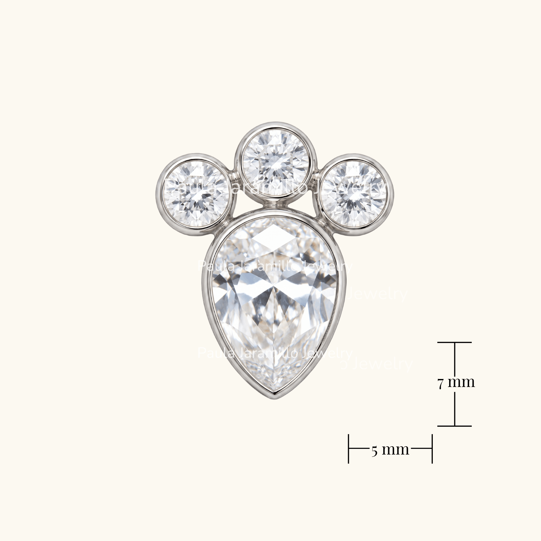 PIERCING NALA BLANCO - Imagen 3