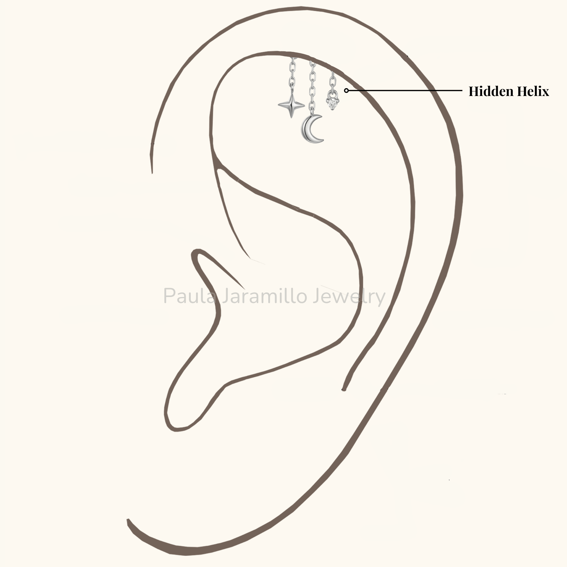 PIERCING INTERESTELAR BLANCO - Imagen 4