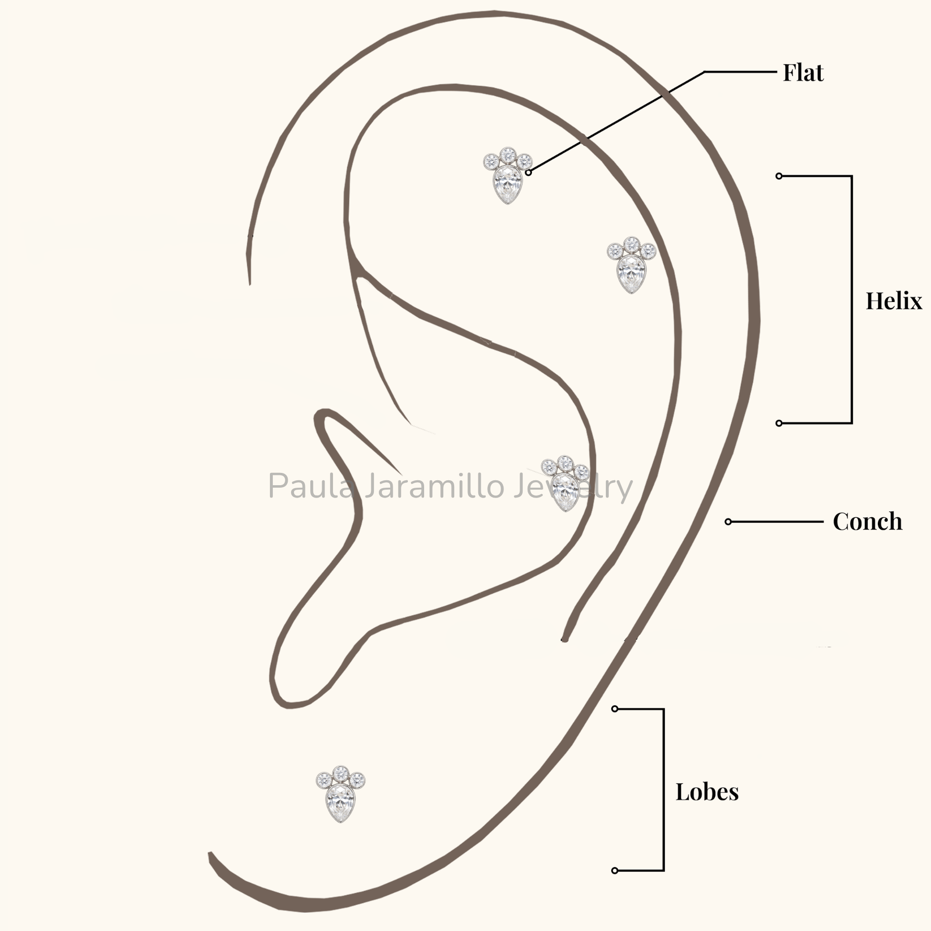 PIERCING NALA BLANCO - Imagen 4