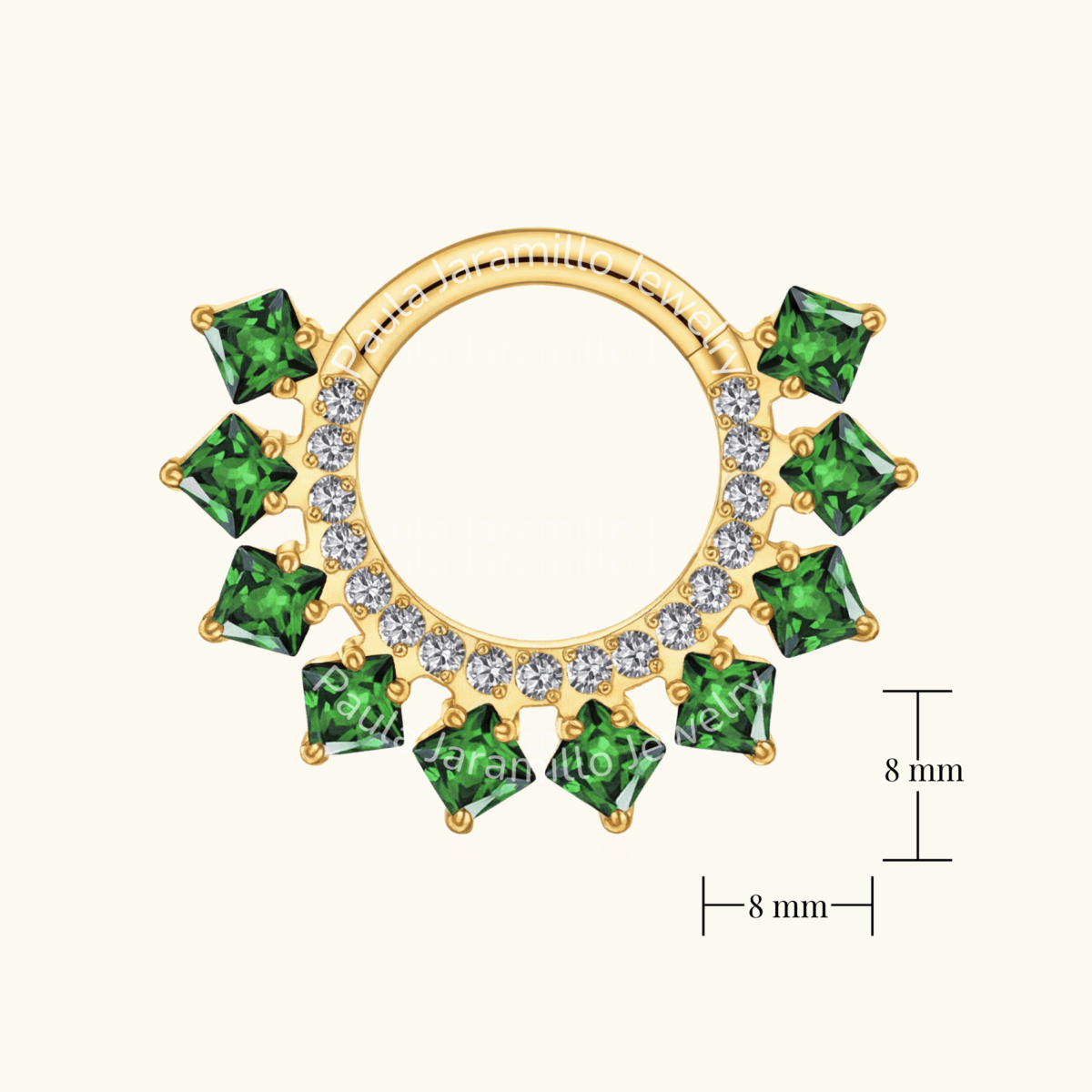 PIERCING RUNA VERDE