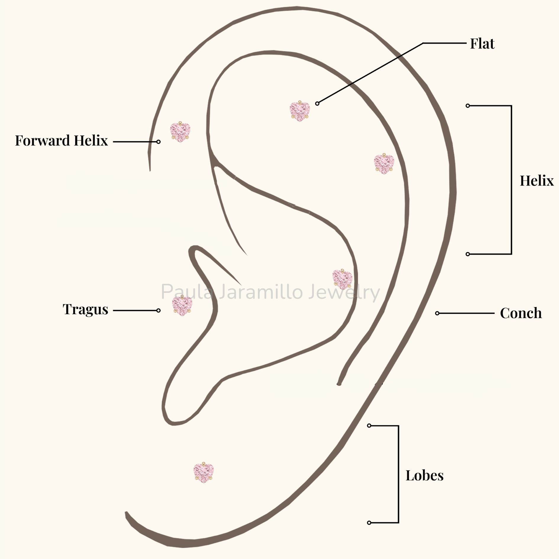 PIERCING HONEY ROSA - Imagen 2