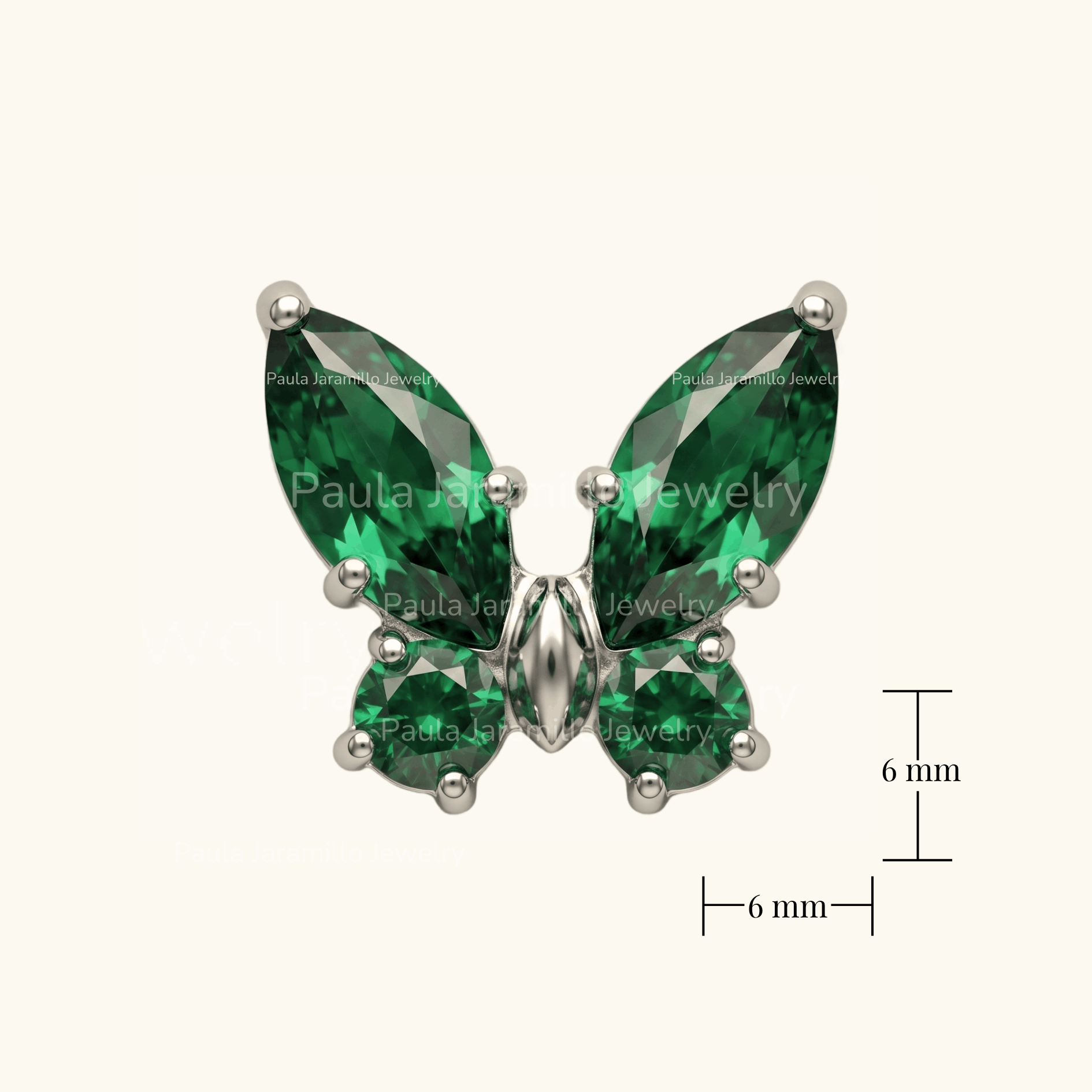 PIERCING MALVA VERDE - Imagen 3